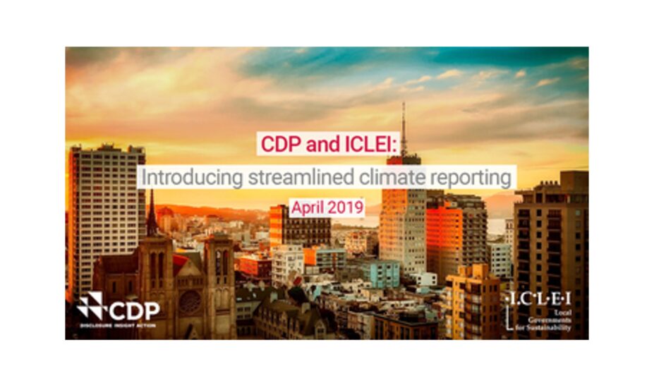Sistema unificado de reporte de CDP e ICLEI